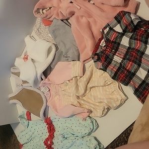 6 to 9 months girls bundle clothes